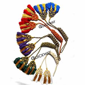 Color personalizado y borlas sacerdote clero borla cordón hecho a medida decorativo con 3 borlas de cordón - Product Image 4