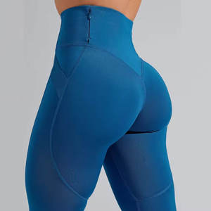 Jambières de sport de coupe extensible et respirante pour femmes avec logo personnalisé Techniques de strass OEM pour les promotions - Product Image 4