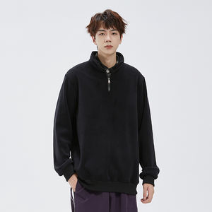 เสื้อกันหนาวซิปสวมหัวแบบลำลองสำหรับผู้ชายมีฮู้ดปักลายมีซิป14ชิ้นโลโก้ออกแบบได้ตามที่ต้องการ - Product Image 3