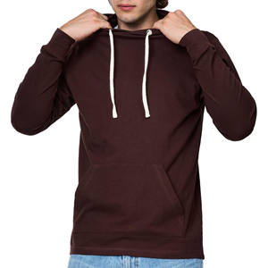 Sudadera con Capucha Personalizada de Tela de Color Sólido para Hombre, Sudadera con Capucha, Estilo Hip Hop, Ropa Deportiva, Informal, Talla Grande - Product Image 3