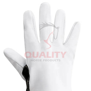 ถุงมือเชื่อมพรีเมี่ยมทนความร้อนพร้อมวัสดุกันไฟข้อมือยาวและกริปเสริมแรงสำหรับอุตสาหกรรม - Product Image 3