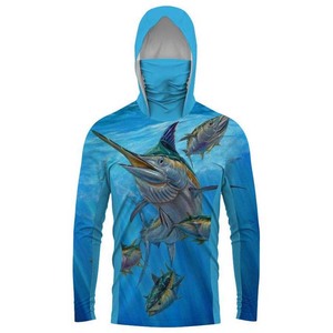 Gran oferta de ropa deportiva de pesca de camuflaje exterior para hombre, chaqueta funcional, sudaderas con capucha de pesca de caza, básicos para hombre, algodón 100% - Product Image 3