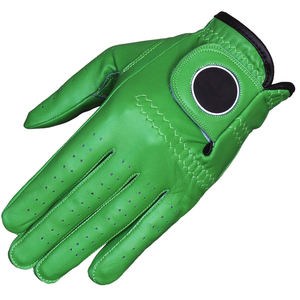 Gants de golf colorés en cuir respirant et confortable en gros gants de golf unis de haute qualité 2025 de haute qualité - Product Image 1