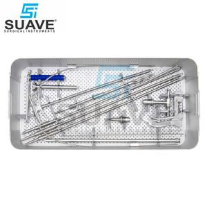 INSTRUMENTOS QUIRÚRGICOS SUAVE Juego de húmero de clavo intramedular personalizado para cirugía de fractura ósea Material de acero - Product Image 3