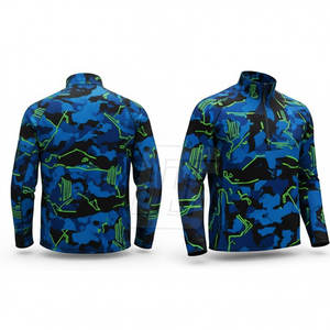 เสื้อแจ็คเก็ตซับลิเมชั่นแบบซิปสี่ส่วนสำหรับผู้ชาย แขนยาว สำหรับออกกำลังกายและเล่นกีฬา - Product Image 6