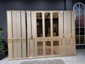 Modern Stylish MDF <b>Wood</b> Bedroom Set with Convenient <b>Storage</b> for Hotels & Villas Beautiful Addition to Any Bedroom Simple Style - Product Image 6