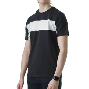 เสื้อยืดคอกลมแขนสั้นสีพื้นสำหรับผู้ชายคุณภาพสูงขายส่ง รุ่นใหม่ประจำฤดูร้อนปี 2023 - Product Image 3