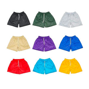 Top Ranking Pantalones cortos de malla para los hombres de color sólido de alta calidad transpirable de secado rápido cómodos Hombres Pantalones cortos de malla con servicio OEM - Product Image 5