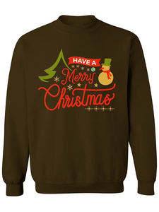 LOW MOQ Custom 100% Polyester Sublimatione Unisex basics Stock Christmas Sweatshirt Men OEM Supply Winter Design Ready - Product Image 2