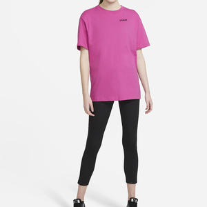 Camisetas de cuello redondo para mujer, de tela de algodón peinado suave, ligeras, a la moda, informales, de corte holgado, manga corta, diseño premium. - Product Image 4