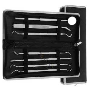 Kits d'outils dentaires de qualité supérieure Ensemble complet d'instruments orthodontiques en acier inoxydable de 6 pièces Kit d'instruments dentaires par Zonedge - Product Image 4