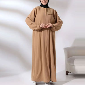 Ropa Islámica, Hijab Musulmán, Abayas para Mujer, Vestido Largo Informal Musulmán con Estampado de Lentejuelas Personalizado, Talla Grande, Primavera, Alta Calidad - Product Image 1