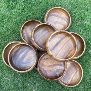 เชิงเทียนไม้มะม่วง/ไม้กระถินเทศ งานแฮนด์เมดคุณภาพสูง ดีไซน์สวยงามจากมาร์โก เอ็นเตอร์ไพรส์ สำหรับตกแต่งบ้าน ร้านอาหาร และโต๊ะอาหาร - Product Image 1