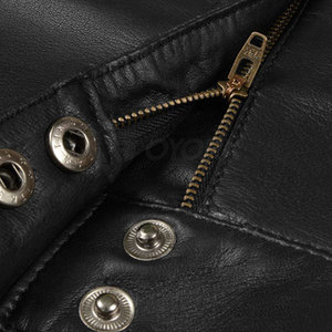 Newest Style Skinny Fit Men Genuine Leather Pants Casual Wear High Quality Leather Pant For Adult - Product Image 3