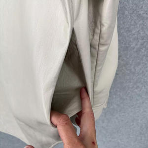 Chaquetas de Cuero para Mujer, Nuevas, de Primavera y Otoño, al por Mayor, Chaquetas de Cuero Cortas y Ajustadas Estilo Motero - Product Image 2