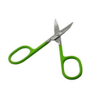 Tijeras para cutículas de manicura de acero inoxidable de alta calidad, herramientas curvas para decoración de uñas fabricadas en Pakistán con hoja recta - Product Image 3