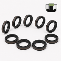 SPGW Kolbendichtung F-PTFE Dichtungsring NBR O-Ring PA/POM Rückschlagring für Ölbeständige Hydraulikzylinder Kompakte Kolbendichtung