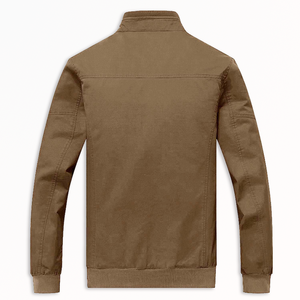 Blouson aviateur d'extérieur fin de haute qualité personnalisé pour hommes trois-en-un en fourrure fermeture éclair imperméable délavé grande taille pour le printemps hiver - Product Image 5