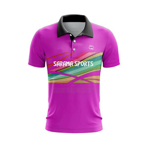 Polos de alta calidad de diseño personalizado con logotipo, camisetas de entrenamiento de Cricket - Product Image 4