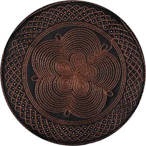 Kufi หมวกแก๊ปลายหัวกะโหลกสำหรับผู้ชายและผู้หญิงสีสันสดใสหมวกผ้าโพลีเอสเตอร์/ ผ้าฝ้ายปักด้วยมือใช้ได้ทุกฤดู - Product Image 1