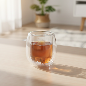 Vente flash 3306340-0.4 Tasse en verre borosilicate à double paroi multi-usages 400 ml pour le thé et le quotidien - Product Image 2