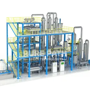 Continuous Automaticwaste Oil Re-refining Plant To Base Oil Distillation Plant Used Oil Re-refining