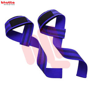 Muñequeras Premium personalizadas, correas de elevación con bolsa de transporte, muñequera profesional de algodón, levantamiento de pesas, venta al por mayor - Product Image 3