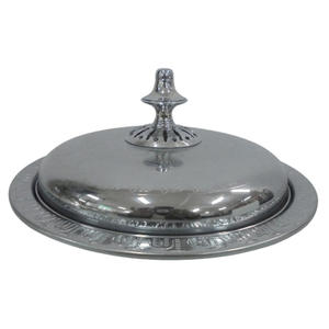 Décoration de noël en métal rond votif placage à l'or conception de luxe pot de bougie votive pour la décoration intérieure personnalisée - Product Image 3