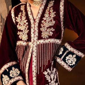 Vestido de Terciopelo de Lujo, Elegante, Superventas, Nueva Llegada, Más Popular, en Grandes Cantidades, para Fiestas Nupciales, Ropa de Invierno a la Moda, Reversible - Product Image 2