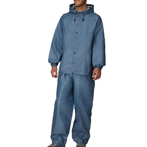 Chaqueta Impermeable de Diseño Premium en Color Sólido Personalizable, Traje de Lluvia con Capucha para Hombre - Product Image 6