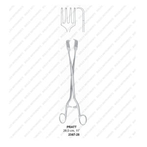 Fórceps Museux Tenaculum de acero inoxidable, instrumento uterino de ginecología, precio al por mayor, fórceps Schroeder Tenaculum - Product Image 3