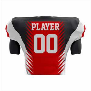 Conjunto de Jersey de Uniforme de Fútbol Americano Juvenil de Poliéster Unisex Suministro Directo de Fábrica Multi-Colorido Verano Impreso Mangas Cortas - Product Image 4