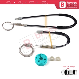 BWR5345 Window Regulator Repair Set Front for 80 B3 B4 8G 89 1991-2001 2-<b>Door</b> Coupe Cabriolet 895837729 - Product Image 4