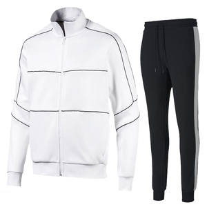 Saleh Enterprises 2026 Trend Men Hooded Tracksuit 100% Polyester Fleece 260g Breathable Quick Dry Winter Casual <b>Knitted</b> <b>Set</b> Gym - Product Image 1