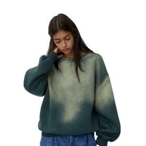 Sudadera Vintage Oversized 100% Algodón Mujer Manga Larga Cuello Redondo con Diseño Forrado y Estampado Personalizable para Invierno - Product Image 2