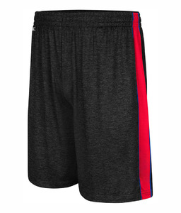 Short athlétique personnalisé de grande taille fermeture à cordon de serrage à rayures élastiques et respirantes en polyester et coton - Product Image 5