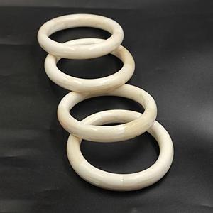 Bracelets en os de buffle naturels, fabrication artisanale de bijoux en os de buffle - Product Image 3