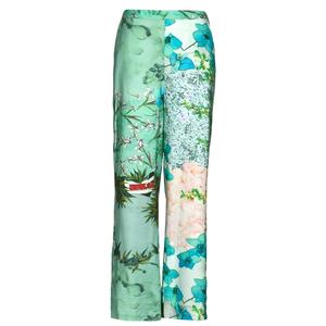 Pantalones de Trabajo Casuales de Negocios para Mujer, de Lona Transpirable, Lisos, 100% Algodón, Cintura Media, Frente Plano, Cierre con Cordón - Product Image 1