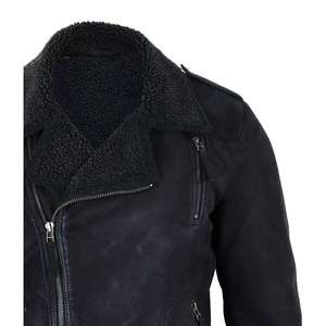 2026 nouveaux hommes Style hiver veste en cuir respirant vêtements décontractés à manches longues Vintage en cuir véritable veste - Product Image 2