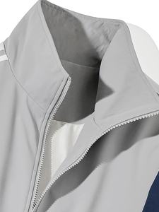 Ensemble veste coupe-vent et jogging imprimé uni, respirant, séchage rapide, unisexe, longueur genou, nylon, tenue de printemps/automne tendance - Product Image 3