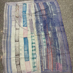 Boho Chic 100% algodón Reversible hecho a mano Kantha cosido a mano sostenible Kantha tradicional Vintage hecho a mano Kantha - Product Image 1