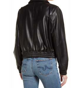 แจ็กเก็ตหนังสำหรับผู้หญิงแจ็กเก็ตหนังแฟชั่นเข้ารูปลำลองสำหรับฤดูหนาว2025งานตามสั่ง - Product Image 3