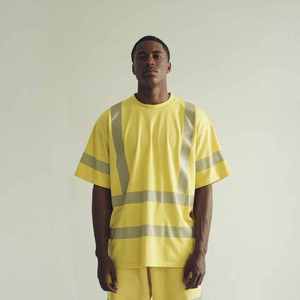 Camisetas reflectantes para mujer, ropa deportiva informal cómoda con estilo, tela de algodón transpirable, venta al por mayor directa de fábrica OEM ODM - Product Image 4