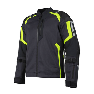 Veste de moto imperméable noire pure personnalisée pour hommes pour toutes les saisons, aventure pour les circuits textiles d'été - Product Image 3