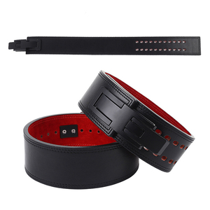 เข็มขัดหนังวัวหนา4นิ้วกว้าง10มม. สำหรับฝึกกีฬาสุดหรูโดยการยกน้ำหนัก - Product Image 2