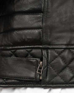 Veste en cuir de moto vintage pour homme, veste en cuir véritable pour homme, couture durable, idéale pour la nouvelle mode masculine et les activités de plein air - Product Image 6