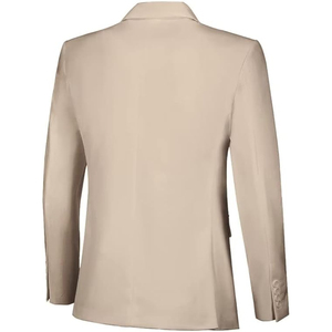 Veste Blazer Pantalon à Double Boutonnage à Deux Boutons pour Homme Coupe Régulière Veste Formelle de Mariage d'Affaires - Product Image 5