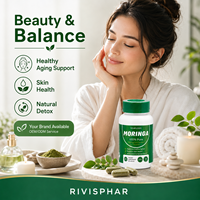 Kapsul Suplemen Herbal Daun Moringa Ekstrak Tumbuhan Alami Peningkat Imunitas Peningkat Energi Dewasa Umur Simpan 24 Bulan