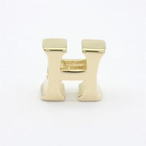 Venta al por mayor de 18K 14K 9K chapado en oro Unisex, collar de dijes con colgante inicial de 26 letras de la A-Z - Product Image 2