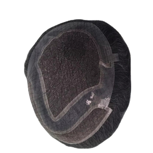 Peluca de Cabello Humano Virgen Remy Indio, Tupé con Ondas Naturales, Trama Única para Prótesis Capilares de Encaje - Product Image 1